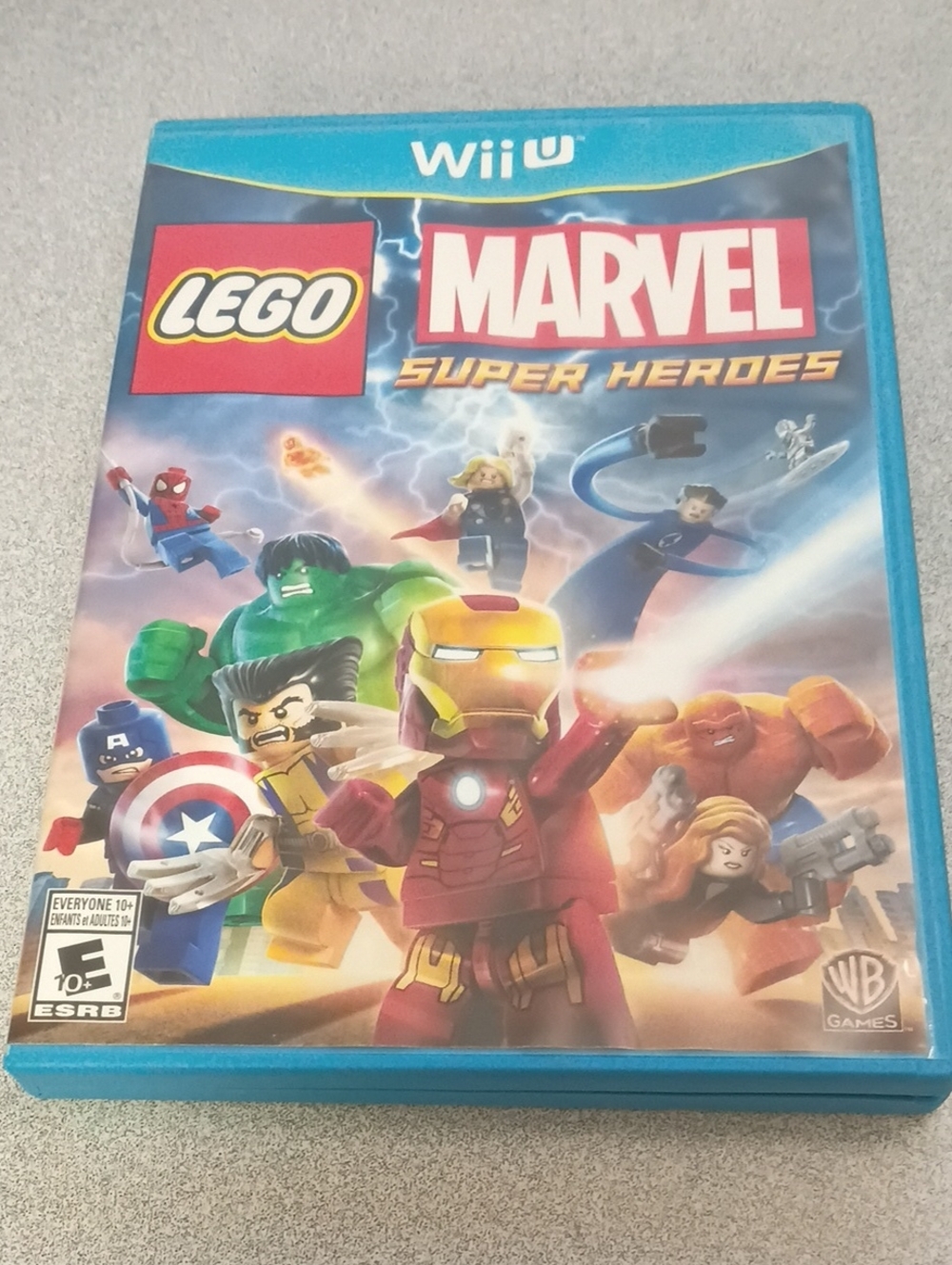 Lego Marvel Super Heroes (Nintendo Wii U) - Game & Case